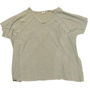 Cato Shirt Womens Green Short Sleeve Top Size 18/20W Plus Size